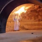 Gasbrenner von Avanzini in einem neapolitanischen Pizzaofen