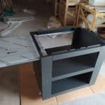 Clementi Gold Tisch fertig montiert
