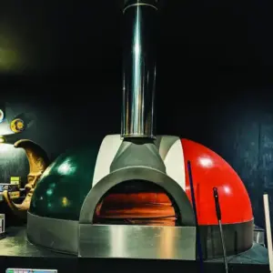 Joy Pizzaofen in italienischer Tricolore Lackierung