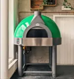 Pavesi Joy 120 Pizzaofen mit grün lackierter Fiberglaskuppel
