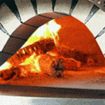 Animation eines Holzfeuers in einem Ambrogi Amalfi