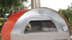 Clementino Pizzaofen mit rotem Dach