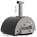 Abmessungen des Alfa Forni Classico 4 Pizze