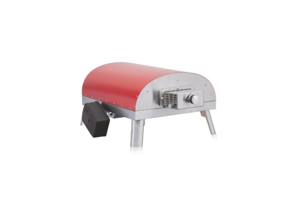 Pizzaofen Gas rotierend von Hinten mit Motor