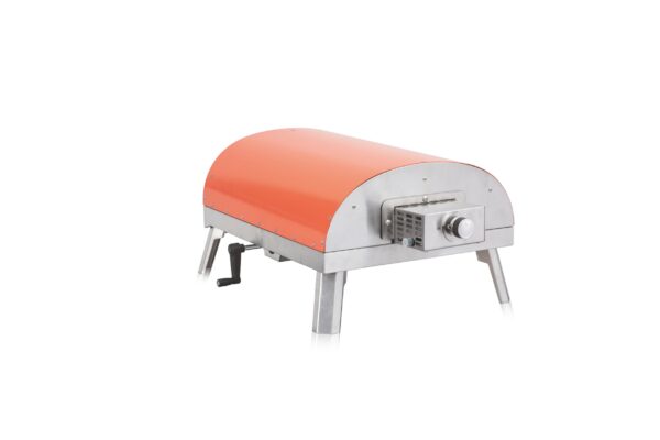 Pizzaofen Gas rotierend mit Kurbel