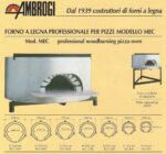 Ambrogi MEC80 bzw BASE halbfertiger Pizzaofen zum einmauern