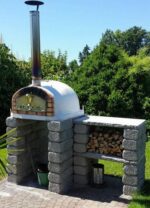 Pizzaioli 100 Pizzaofen in einer Outdoorküche