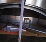 Rossofuoco Höhe der Ofenöffnung gemessen