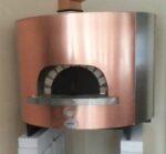 Ambrogi Universal vormontierter Pizzaofen mit Kupfer Verkleidung