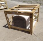 Ventura Holzbackofen in der Holzpalette