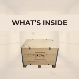 Verpackung vom Alfa Sondermodell Moderno 2 Pizze