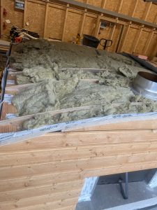 Aufbau Linea Profi 120 Kuppel dämmen