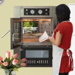 Rossofuoco Quattrostagioni Holzbackofen beidseitig