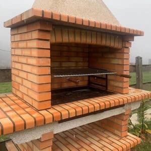 Grillkamin aus Stein Detail