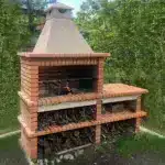 Grillkamin AV336F in der Seitenansicht